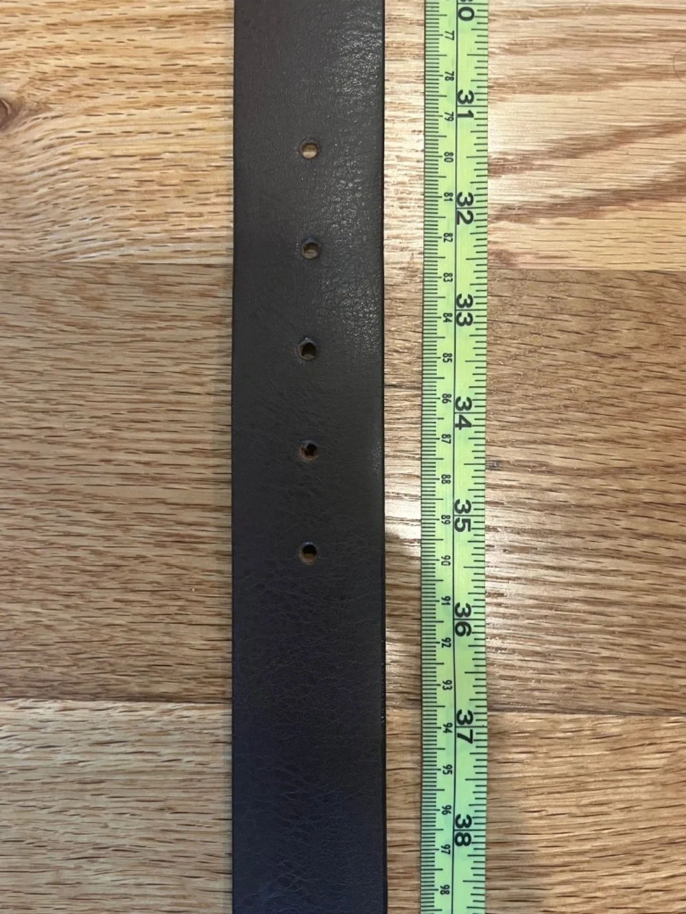 Women's Gap Pu Coated Split Leather Belt in Brown Color: Medium